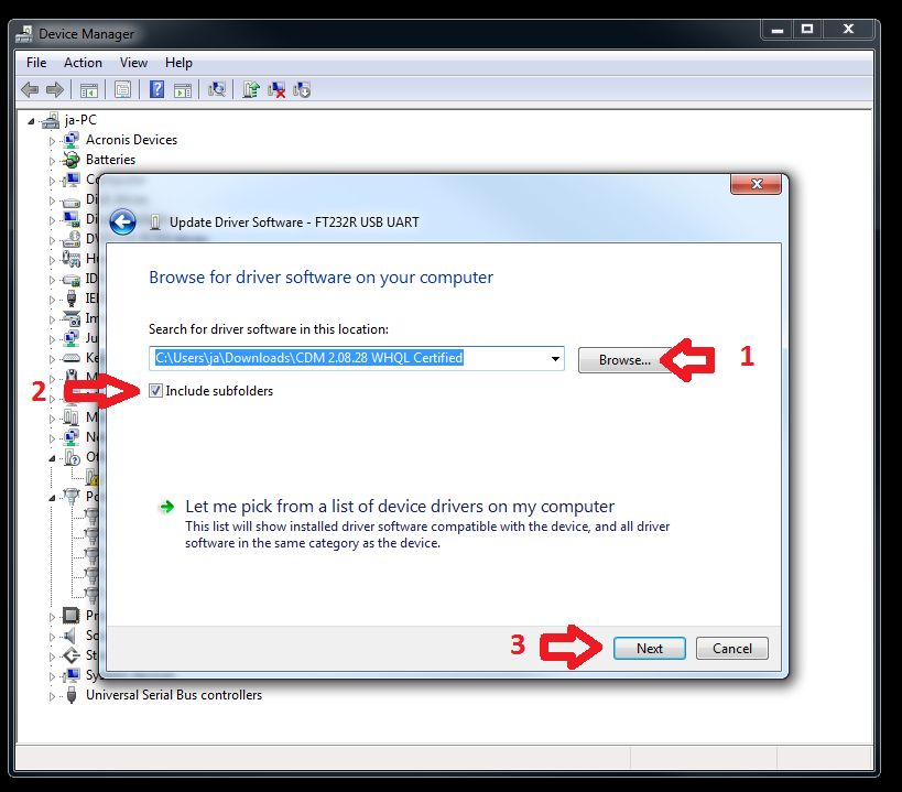 ft232bm usb uart driver download