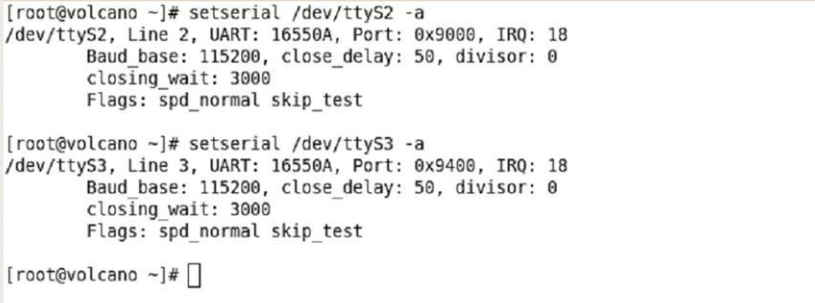 ttyS3 settings